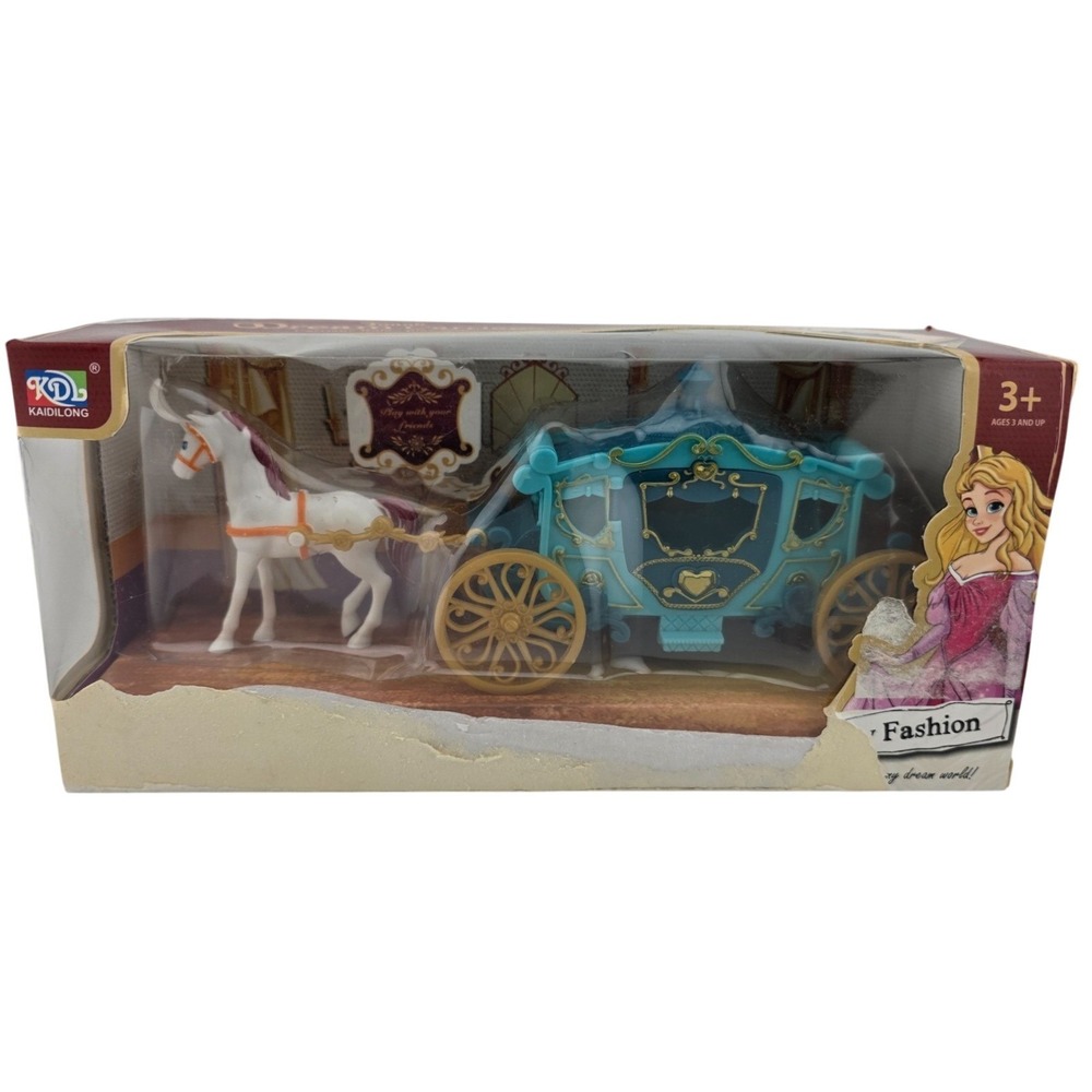 Kaidilong Dream Carriage Cinderella Style Classic Role-Play Series Toy Box‎ Set